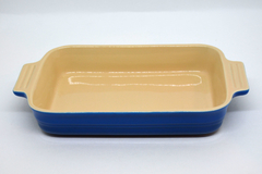 TRAVESSA RETANGULAR 26CM AZUL MARSEILLE - LE CREUSET