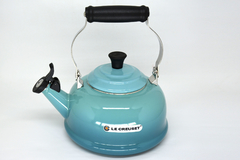 CHALEIRA COM APITO AZUL CARIBE - LE CREUSET