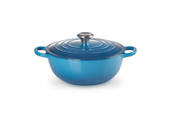 PANELA MARMITA SIGNATURE 26CM AZUL MARSEILLE - Le Creuset - comprar online