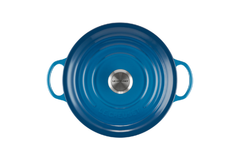 PANELA MARMITA SIGNATURE 26CM AZUL MARSEILLE - Le Creuset na internet