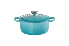 PANELA REDONDA 20CM SIGNATURE AZUL CARIBE - Le Creuset