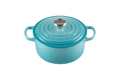 PANELA REDONDA 20CM SIGNATURE AZUL CARIBE - Le Creuset - comprar online