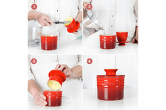 POTE DE MANTEIGA LE CREUSET - VERMELHO - loft