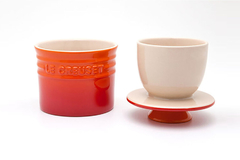 POTE DE MANTEIGA LE CREUSET - LARANJA - comprar online