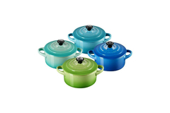 SET 4 MINI COCOTTES LE CREUSET TONS DE AZUL na internet