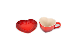 CANECA COM PIRES FORMATO CORAÇÃO VERMELHA - LE CREUSET - comprar online