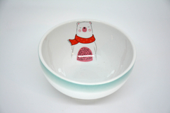 BOWL NATAL PORCELANA - URSO