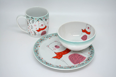 BOWL NATAL PORCELANA - URSO - comprar online