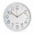 Reloj Minimal 25 cm blanco y rosa