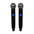Microfone sem Fio Digital LSX-02 Duplo de Mão LESON na internet