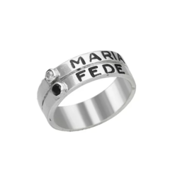 Linea Personalizate - Anillo Mellizo con nombre