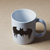 Taza de ceramica con logo negro Batman - Club de Regaleria