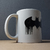 Taza de ceramica con logo negro Batman - comprar online