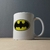 Taza de cerámica con logo batman clásico en internet