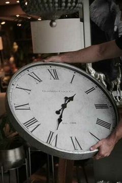 Reloj de pared metal/madera - comprar online