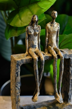 Escultura de pareja
