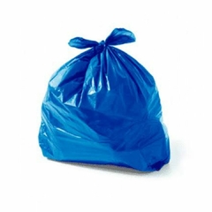 Sacos de Lixo Azul 100 Unidades
