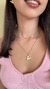 Colar Choker Candy Dourado - comprar online