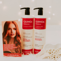 Shampoo Hidratante Quinoa Premium Profissional 1L - Aromia Cosméticos - Loja Oficial