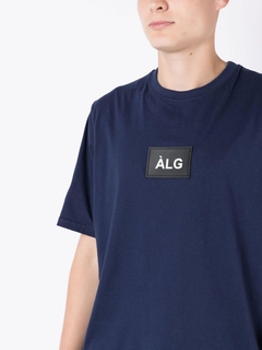 Camiseta de algodão com logo - ÀLG