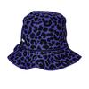 Bucket Hat Knit Animal Print Roxo