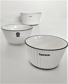 Bowl Ceramica Black White 16cm - comprar online