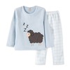 Pijama Longo Ovelha com Xadrez Soft Infantil Masculino Azu - Pingo Lelê