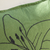 Almofada verde folha Lírio - Pacobá | Sua casa com alma brasileira
