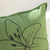 Almofada verde folha Lírio - comprar online