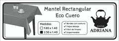 Mantel Eco Cuero Estampado 2.30x1.40mts en internet