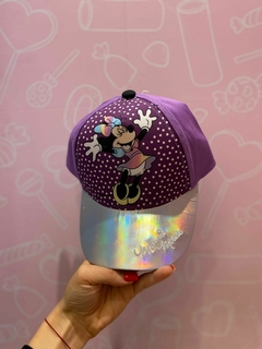 GORRA MINNIE PLATEADA