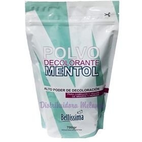 Polvo Decolorante Mentolado Bellisima - 700 grs