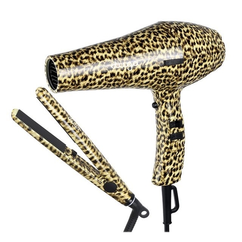 Secador Profesional Duga + Planchita de Cabello Duga /Modelo Animal Print!