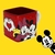 Caneca cubo Mickey e Minnie namorados