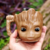 Caneca formato 3D - Baby Groot na internet