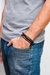 Imagen de PULSERA CUERO PARA HOMBRE