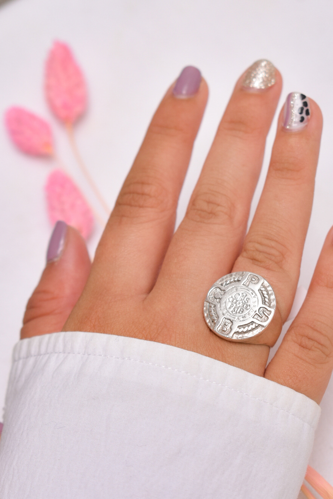 Anillo san benito acero quirurgico deals