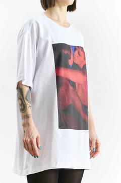 REMERA OVER MOMENT blanca - comprar online