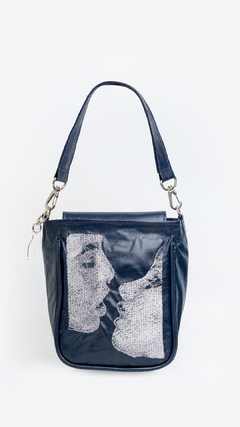 FRODITA LEATHER dark blue - comprar online