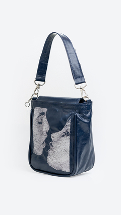 FRODITA LEATHER dark blue - tienda online