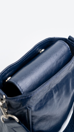 FRODITA LEATHER dark blue - comprar online