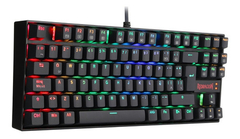 TECLADO REDRAGON GAMER K552 KUMARA RGB NEGRO BLUE