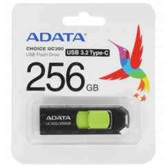 PENDRIVE 256GB ADATA UC300 3.2 TIPO C GREEN