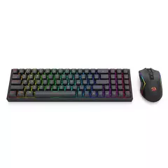 KIT TECLADO Y MOUSE REDRAGON WIRELESS S136 - comprar online