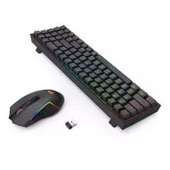 Imagen de KIT TECLADO Y MOUSE REDRAGON WIRELESS S136