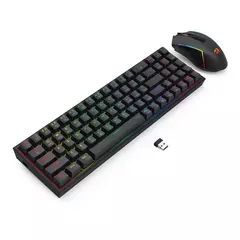 KIT TECLADO Y MOUSE REDRAGON WIRELESS S136 - tienda online