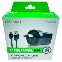 CARGADOR DE 220V A USB 3A NOGA NGA-358 - comprar online