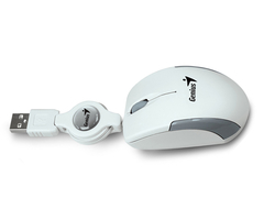 MOUSE GENIUS MICRO TRAVELER USB BLANCO - comprar online