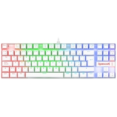 TECLADO REDRAGON GAMER K552 KUMARA RGB BLANCO RED