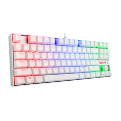 TECLADO REDRAGON GAMER K552 KUMARA RGB BLANCO RED - comprar online